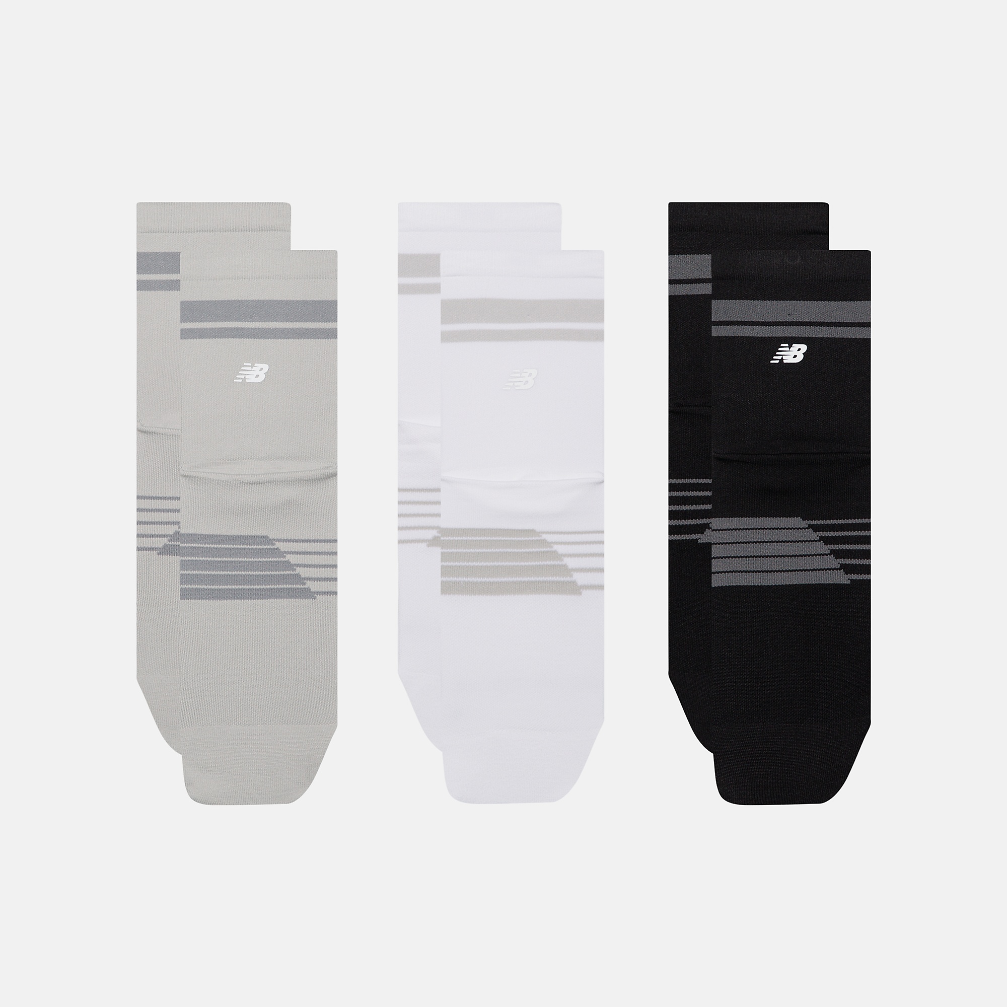 New Balance Pro Running QTR Socks 3 Pack, LAS35104AS1