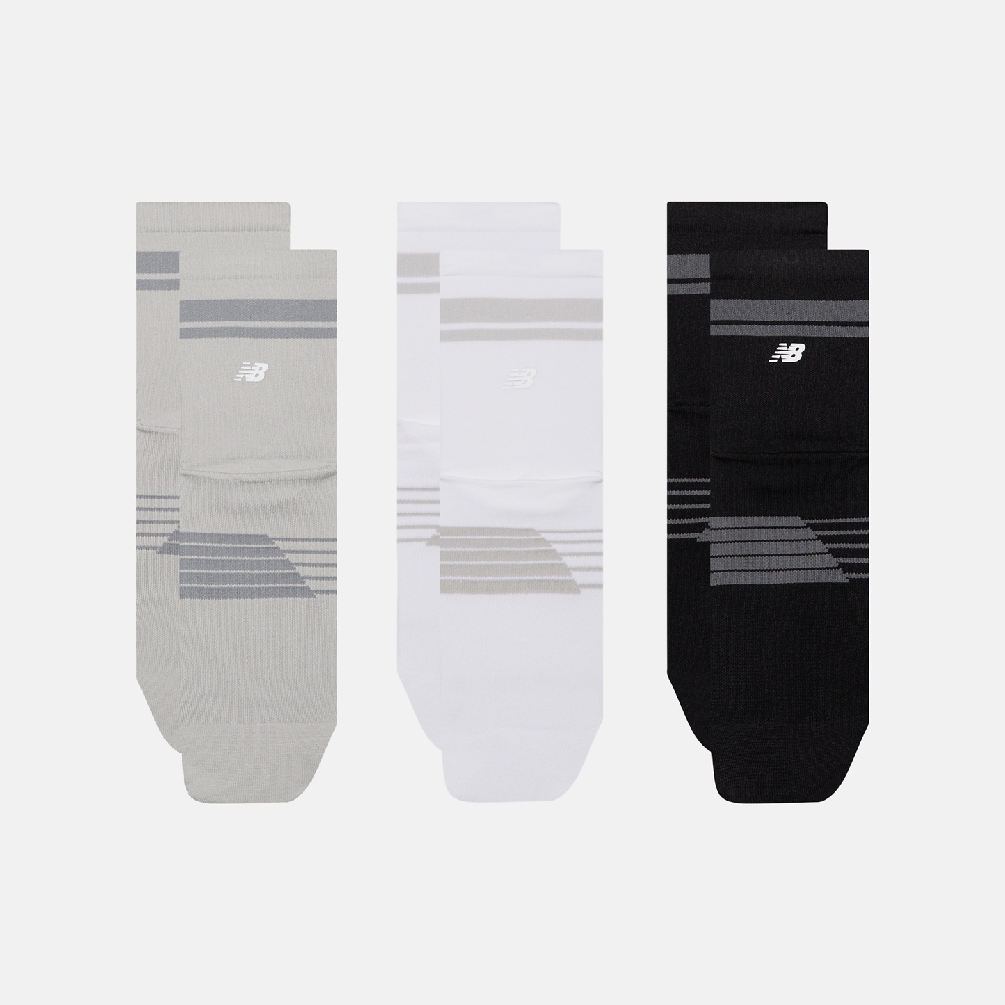 New Balance Pro Running QTR Socks 3 Pack, LAS35104AS1