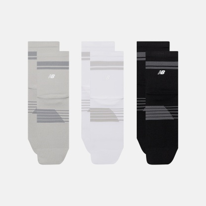 New Balance Pro Running QTR Socks 3 Pack, LAS35104AS1