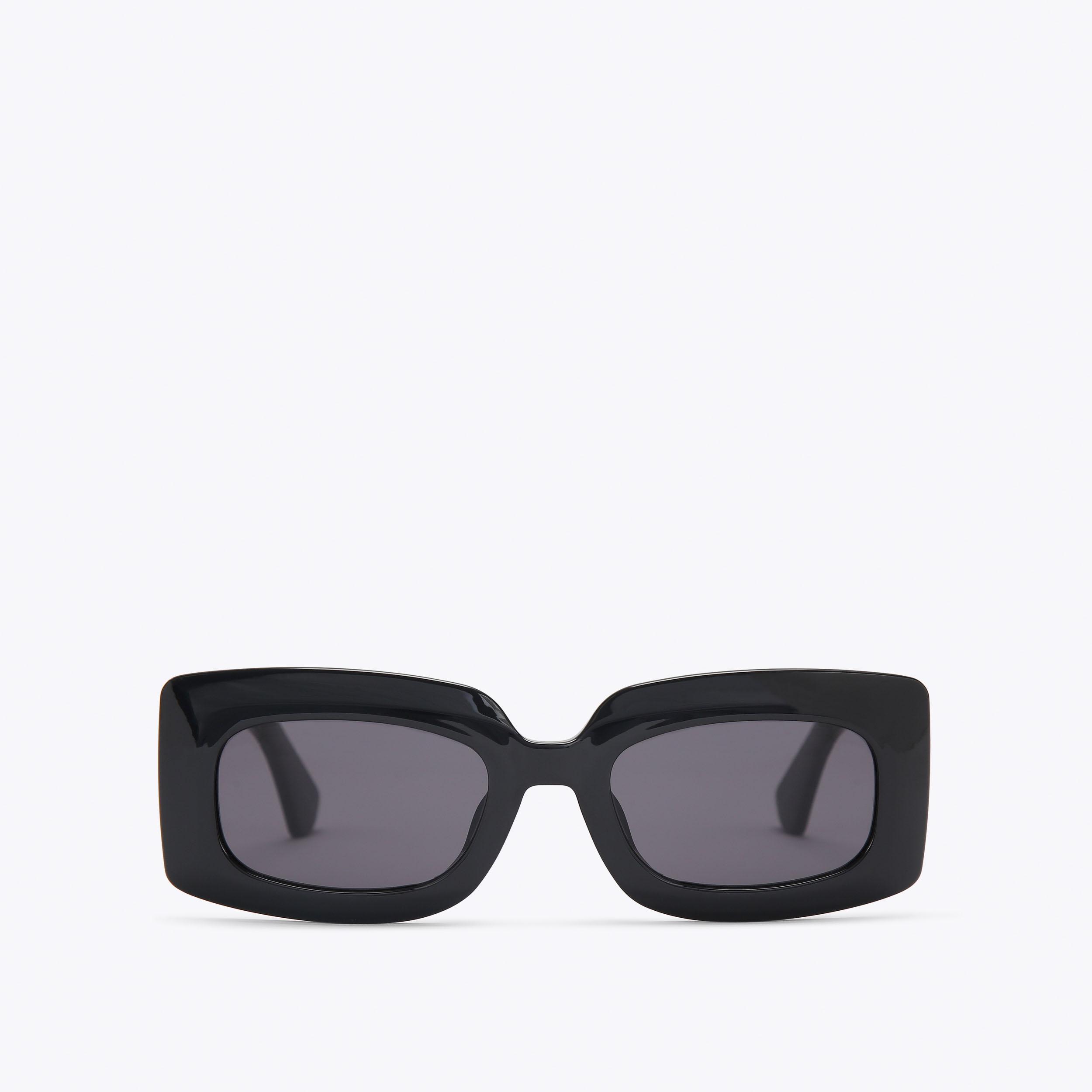 Kurt Geiger London Kensington Rectangle Sunglasses - Black