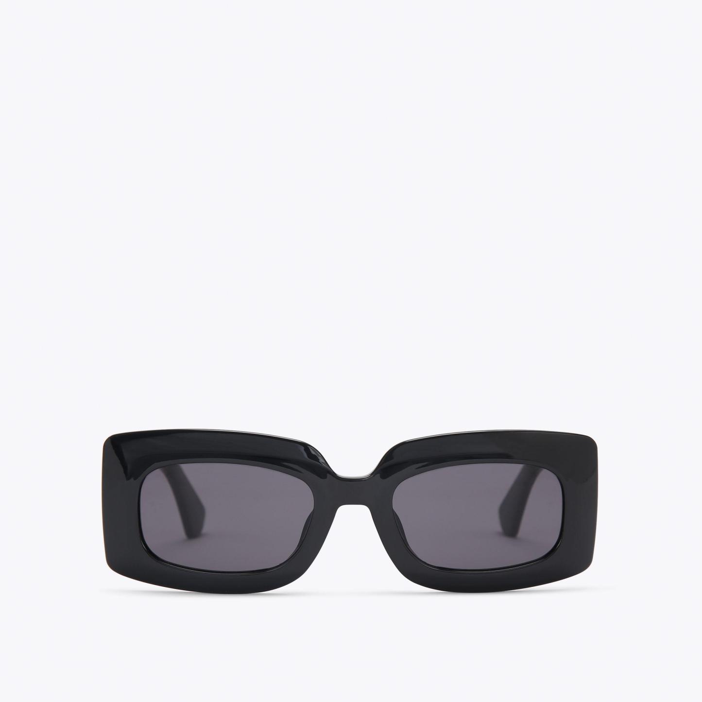 Kurt Geiger London Kensington Rectangle Sunglasses - Black