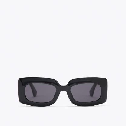Kurt Geiger London Kensington Rectangle Sunglasses - Black