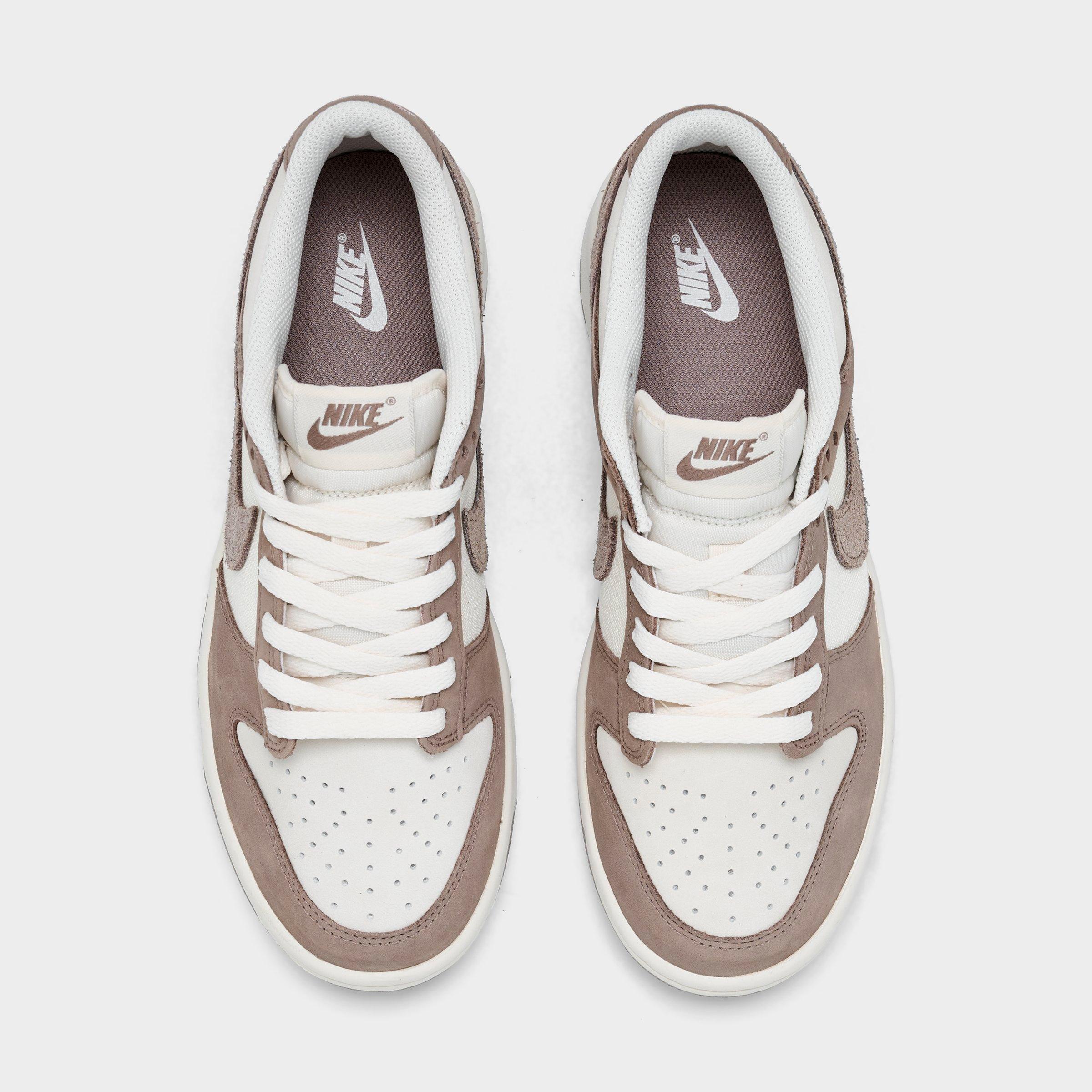 Big Kids' Nithtke Dunk Low Casual Shoes - Part 2 - Pale Ivory/Taupe Haze - Top view