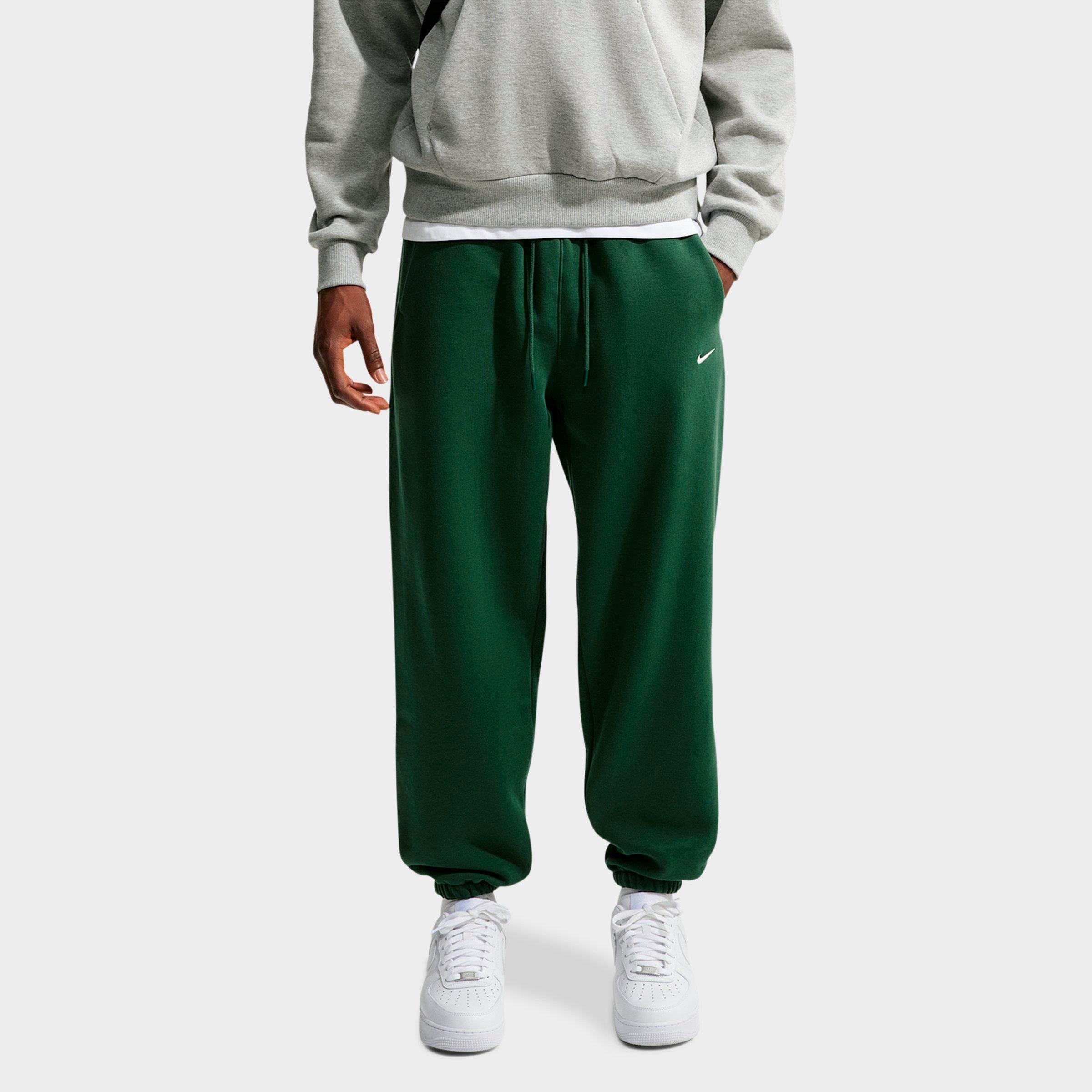 Men's Nithtke Solo Swoosh Cuffed Sweatpants - Fir/Sail