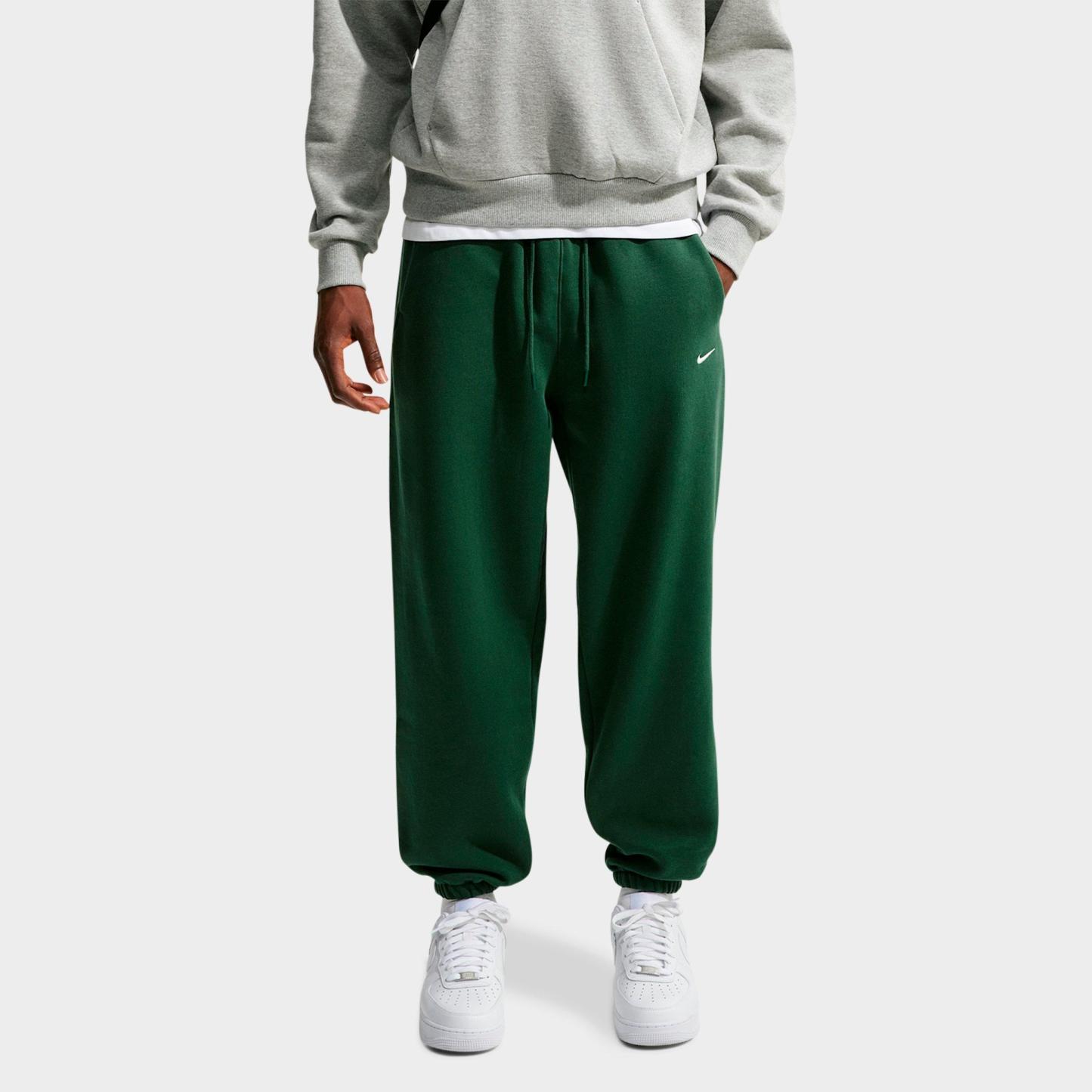 Men's Nithtke Solo Swoosh Cuffed Sweatpants - Fir/Sail