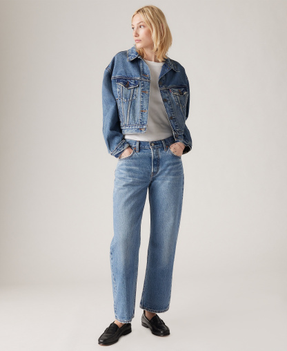 Levi's Premium Women's 501 90's Ankle Mid-Rise Straight-Fit Jeans - Sweetest Taboo