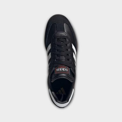 Men's adidas Originals Samba Indoor Soccer Shoes - Core Black/Cloud White/Vivid Red - Top view