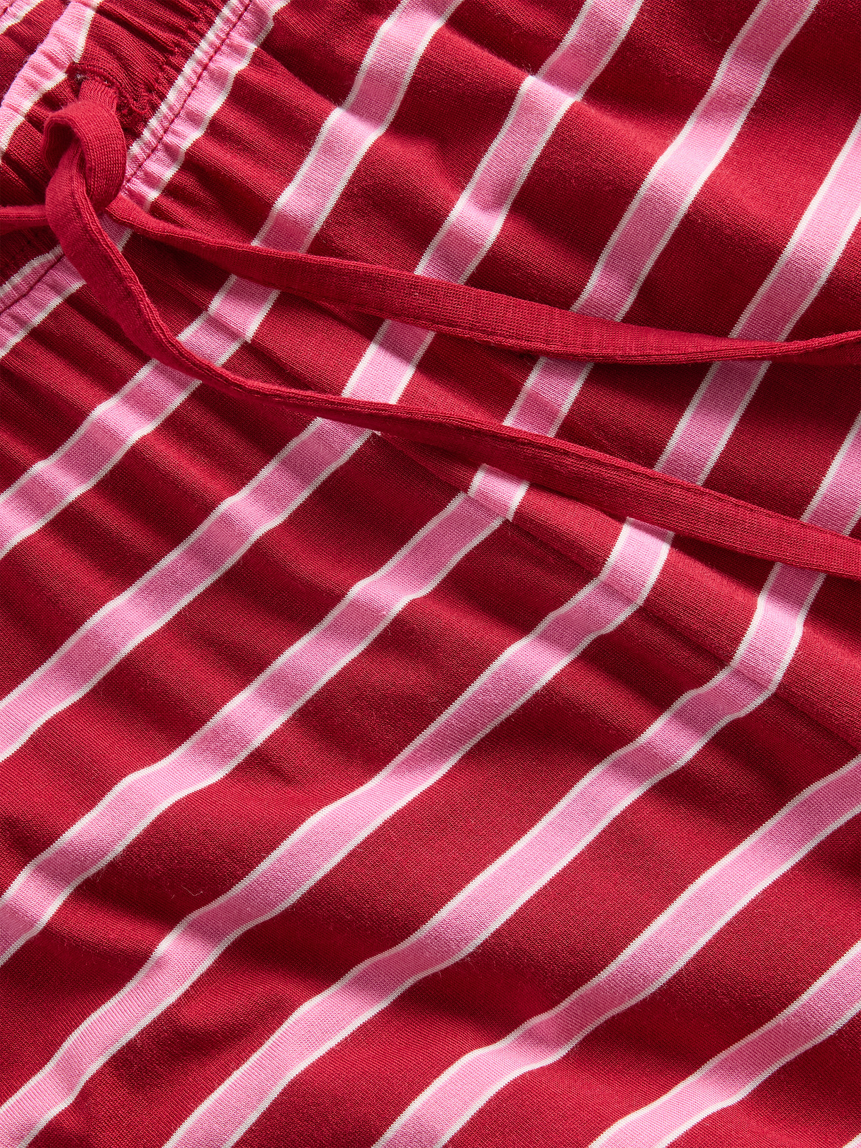 SoftMade Modal PJ Pants - Pink & red stripe