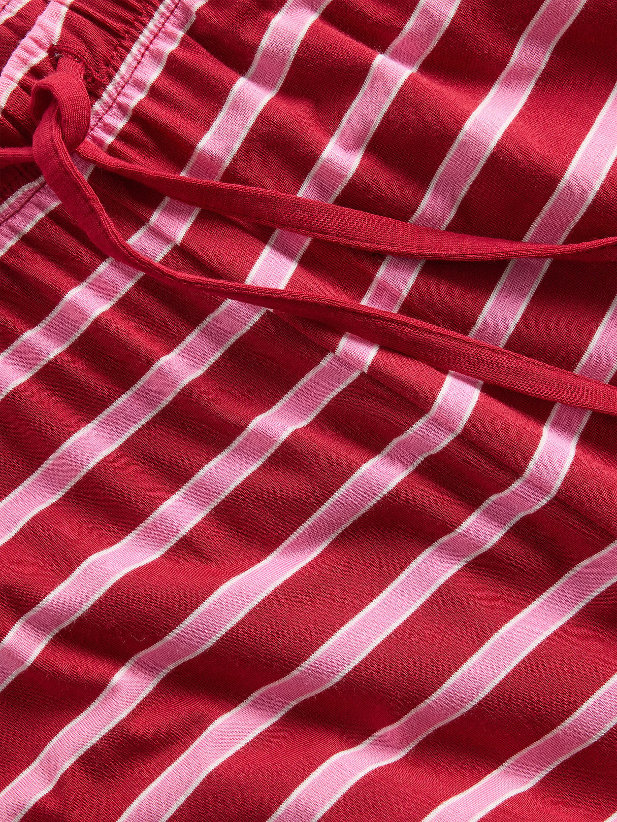 SoftMade Modal PJ Pants - Pink & red stripe