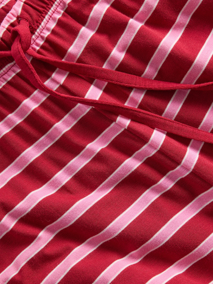 SoftMade Modal PJ Pants - Pink & red stripe