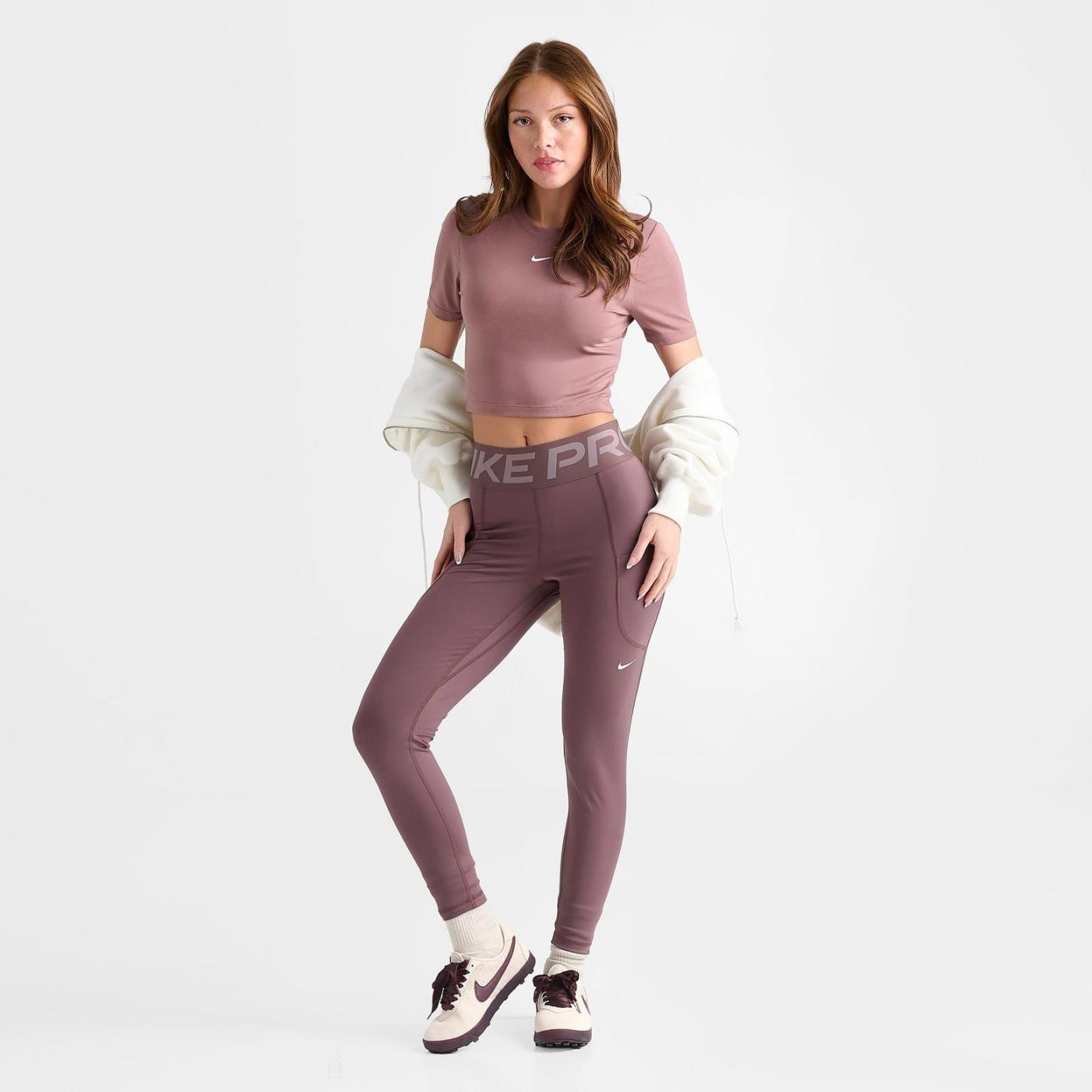 Women's Nike Pro Sculpt High-Waisted 7/8 Leggings - Tattoo/White