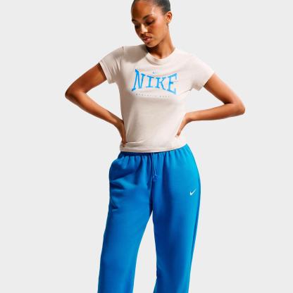 Women's Nithtke Sportswear Phoenix Fleece Oversized High-Waisted Jogger Pants - Light Photo Blue/Sail