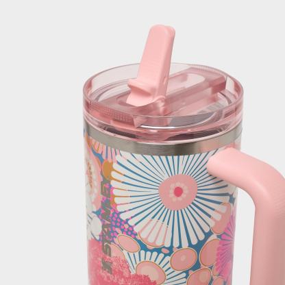 Stanley Quencher ProTour Flip Straw Tumbler (40 oz) - Sorbet Wildflower