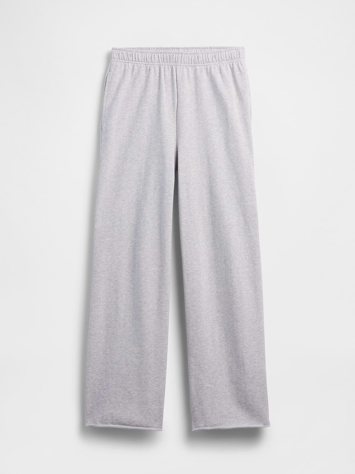 Mid Rise VintageSoft Terry Loose Sweatpants - Heather grey