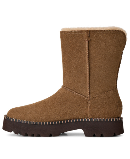 UGG® Women's Uptowner Round Toe Short Booties - Light Bronze