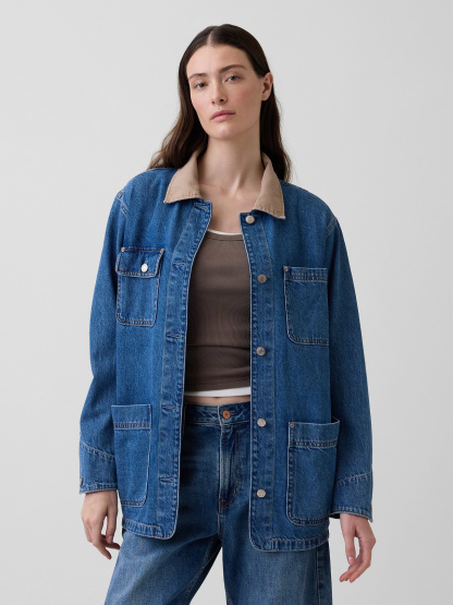 Denim Barn Jacket - Medium wash