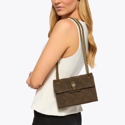 Kurt Geiger London Mini Leather Kensington Bag - Brown - view 2