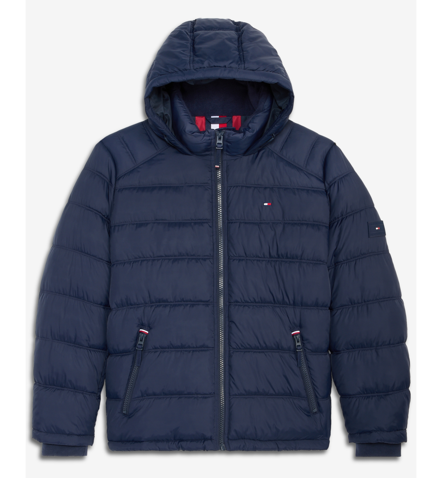 Tommy Hilfiger Men's Hooded Puffer Jacket - Midnight Navy