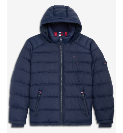 Tommy Hilfiger Men's Hooded Puffer Jacket - Midnight Navy