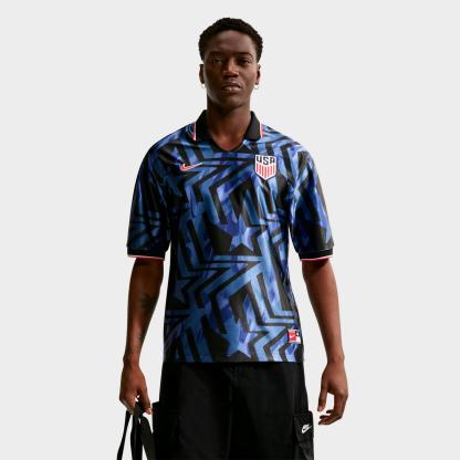Men's Nike USA Energy Dri-FIT Soccer Top - Midnight Navy/University Red