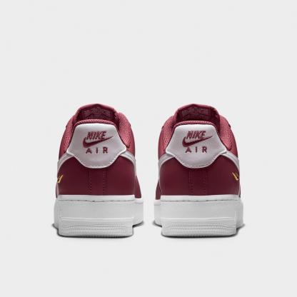 Women's Nithtke Air Force 1 '07 SE Casual Shoes - Pink Smoke/Bleached Lilac/Metallic Gold/White - Back view