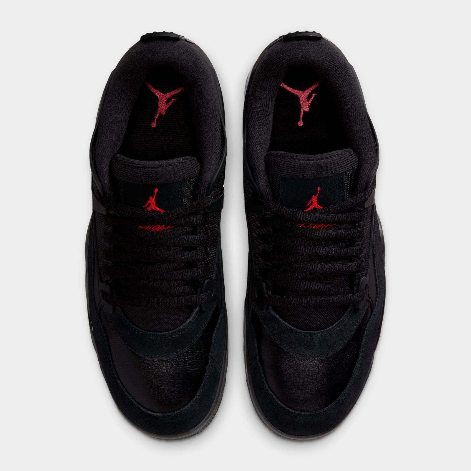 Men's Air Jordan 4 RM Casual Shoes - White/Infrared 23/Light Smoke Grey/Black - view 5