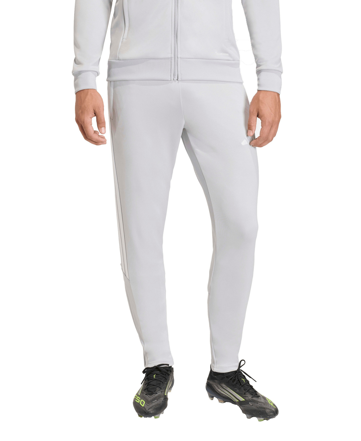 adidas Men's Tiro 26 League Mid-Rise Training Pants - Lite Gray/White