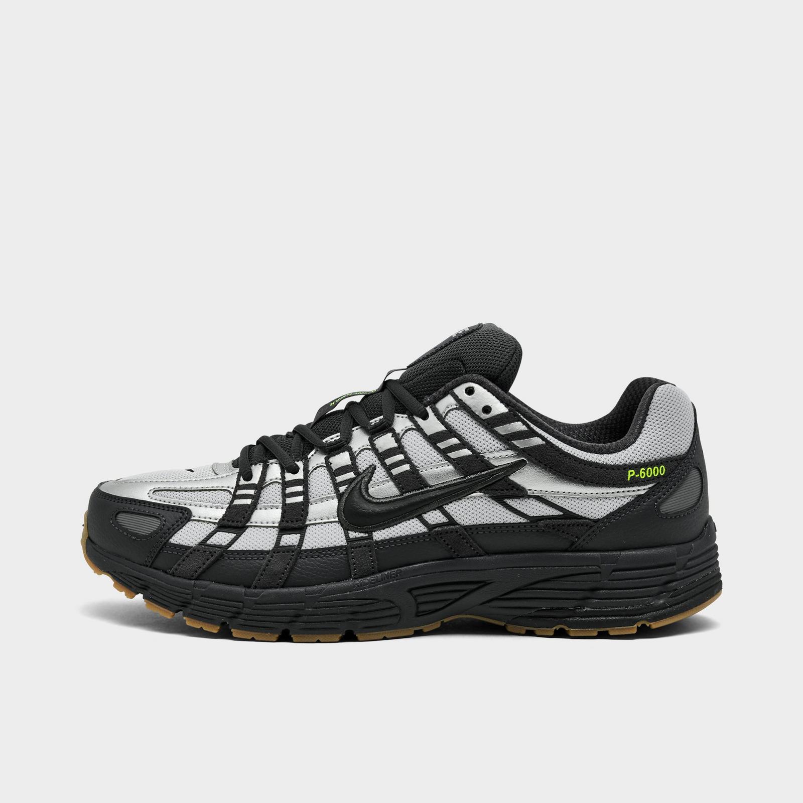 Men's Nike P-6000 Casual Shoes - Grey Fog/Black/Anthracite/Volt