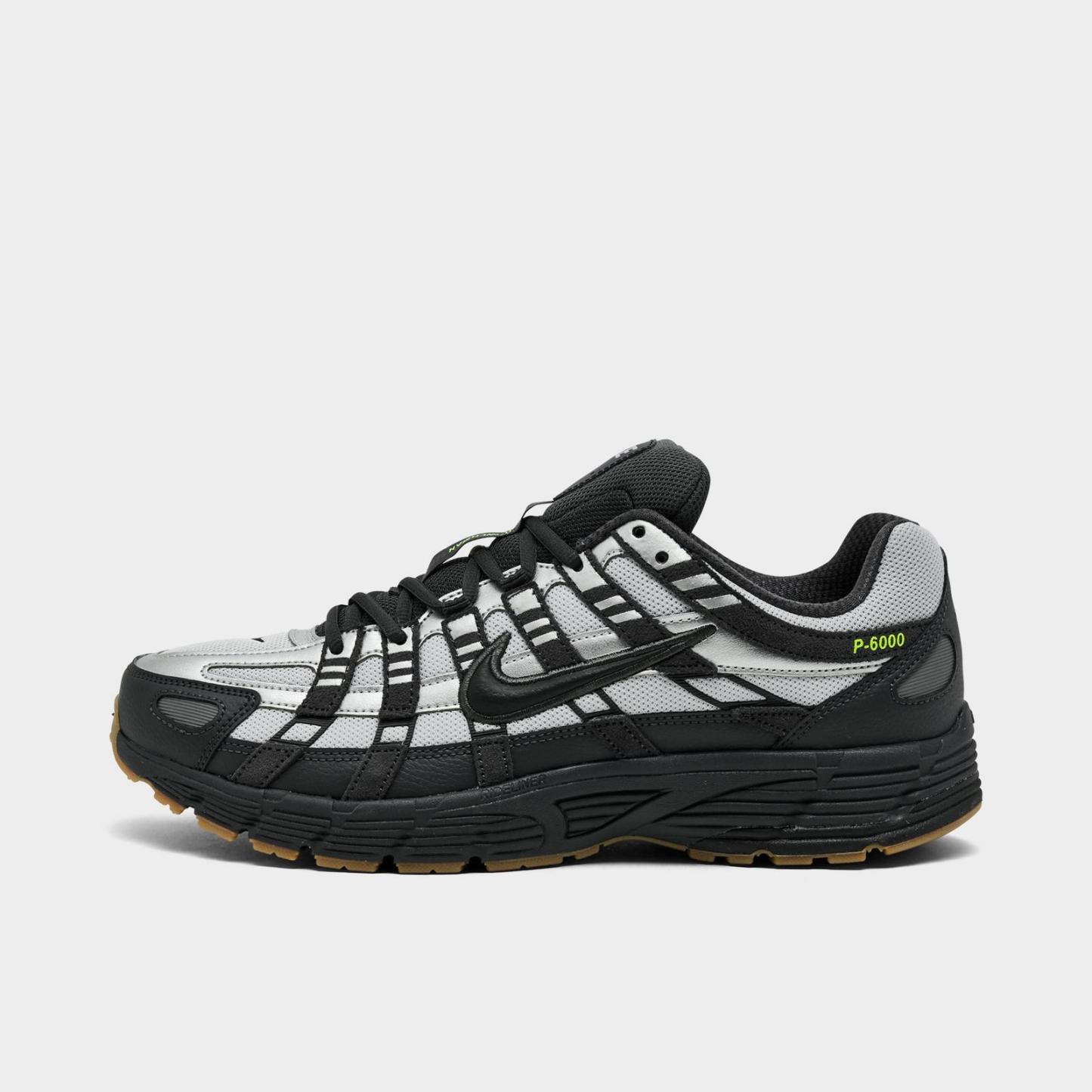 Men's Nike P-6000 Casual Shoes - Grey Fog/Black/Anthracite/Volt