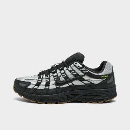 Men's Nike P-6000 Casual Shoes - Grey Fog/Black/Anthracite/Volt