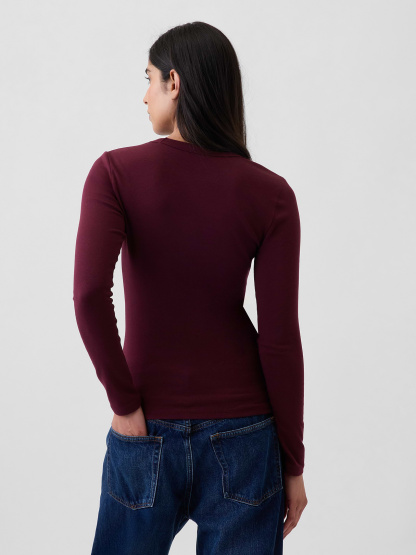 Modern Crewneck T-Shirt - Noir red