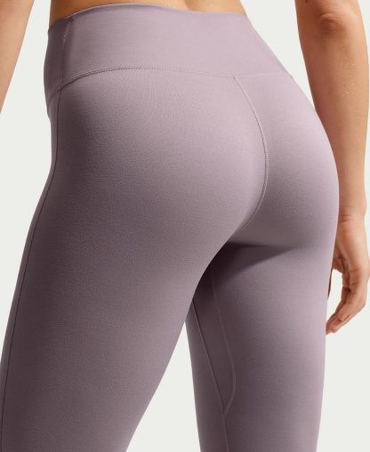 Nike Women's Seamless Front High-Waisted Leggings - Light Violet Ore/White