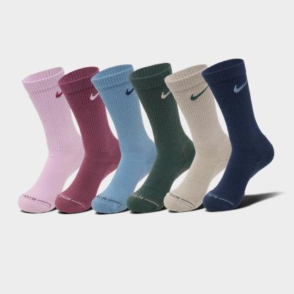 Nithtke Everyday Elevated Crew Socks (6-Pack) - Multicolor (HQ8021-916)