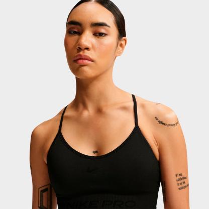 Women's Nithtke Pro Seamless Light-Support Padded Sports Bra - Black
