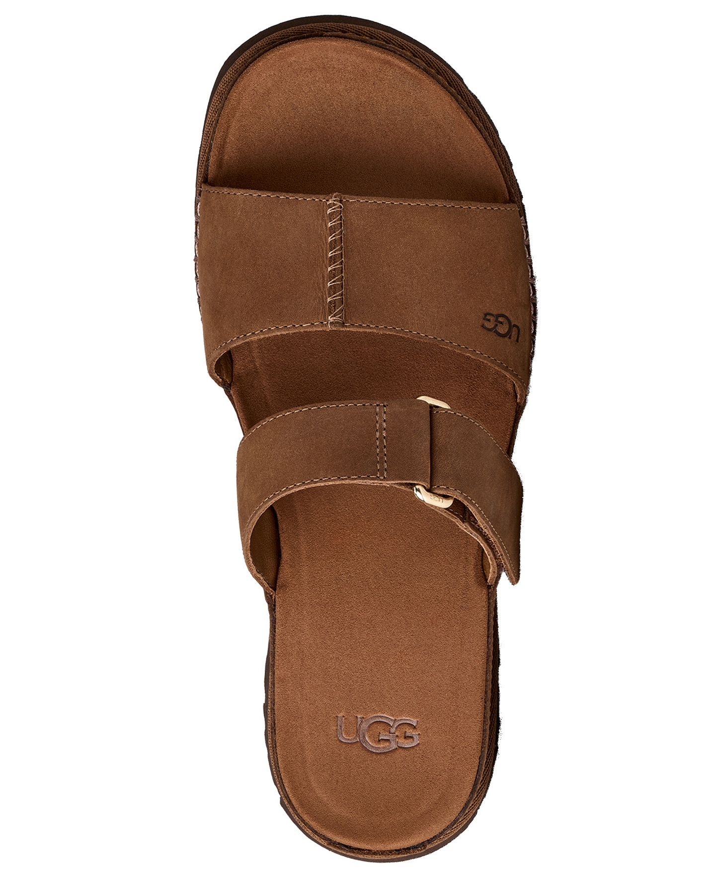 UGG® Women's GoldenGaze Slide Sandals - Dark Chestnut