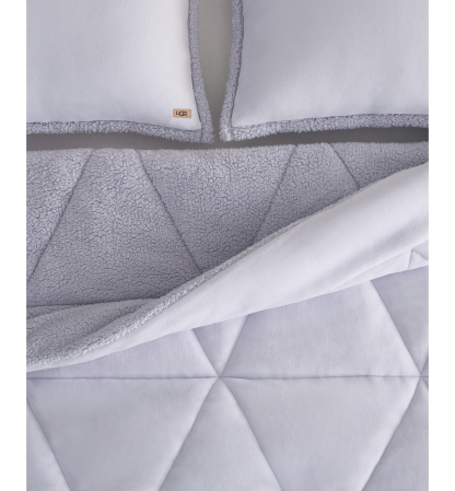 UGG® Avery Plush Reversible Comforter Sets - Lilac Hint