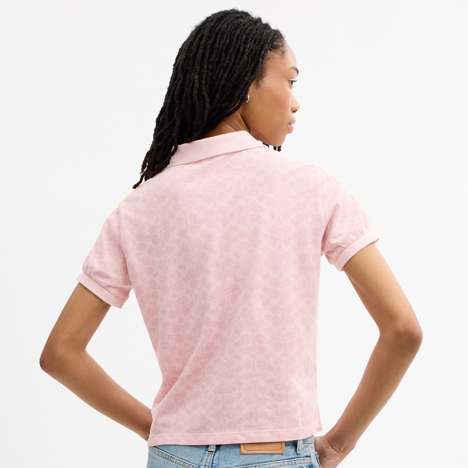 Signature Polo - Pink Signature - view 3