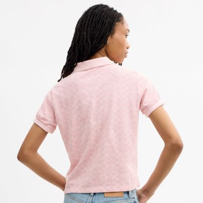 Signature Polo - Pink Signature - view 3
