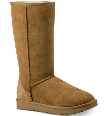 UGG® Women's Classic Round Toe II Tall Boots - Chestnut