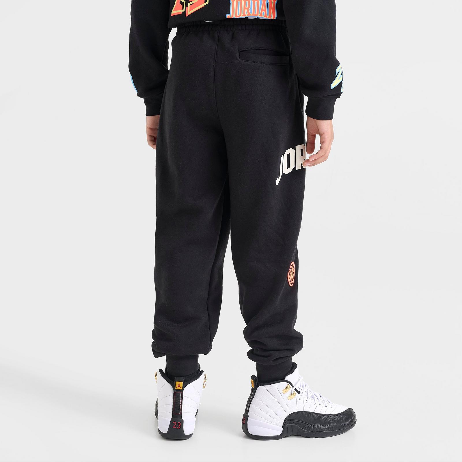 Big Kids' Jordan MVP Dynasty Patch Jogger Pants - Black - view 4