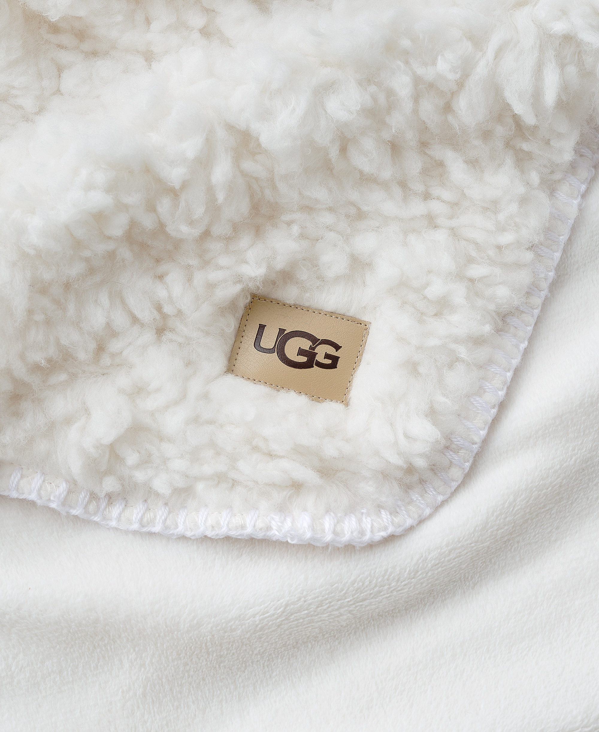 UGG® Shira Textured Throw, 50" x 70" - Snow