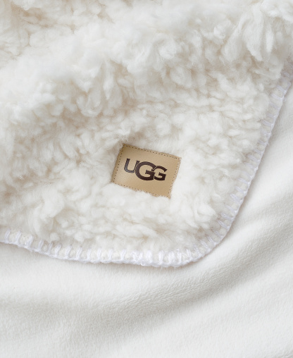UGG® Shira Textured Throw, 50" x 70" - Snow