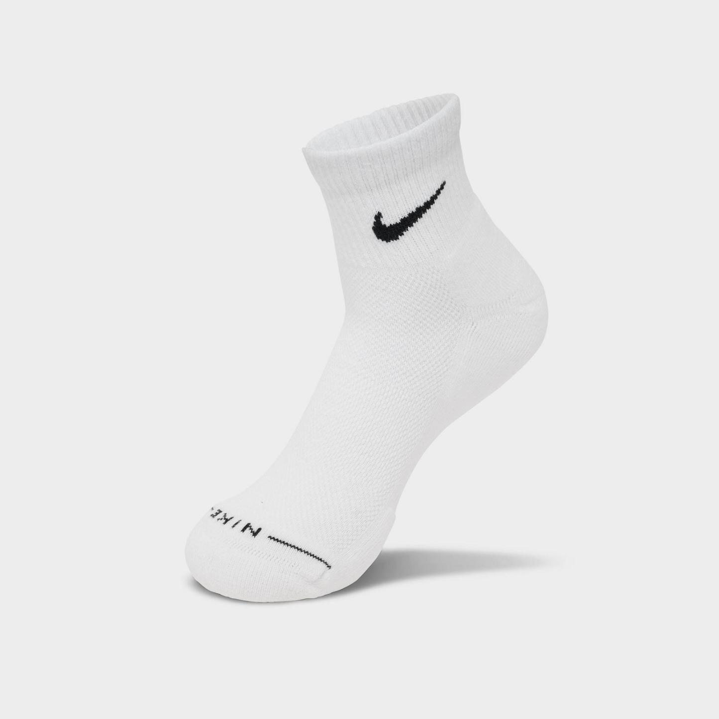 Nike Everyday Elevated Ankle Socks (6-Pack) - White/Black