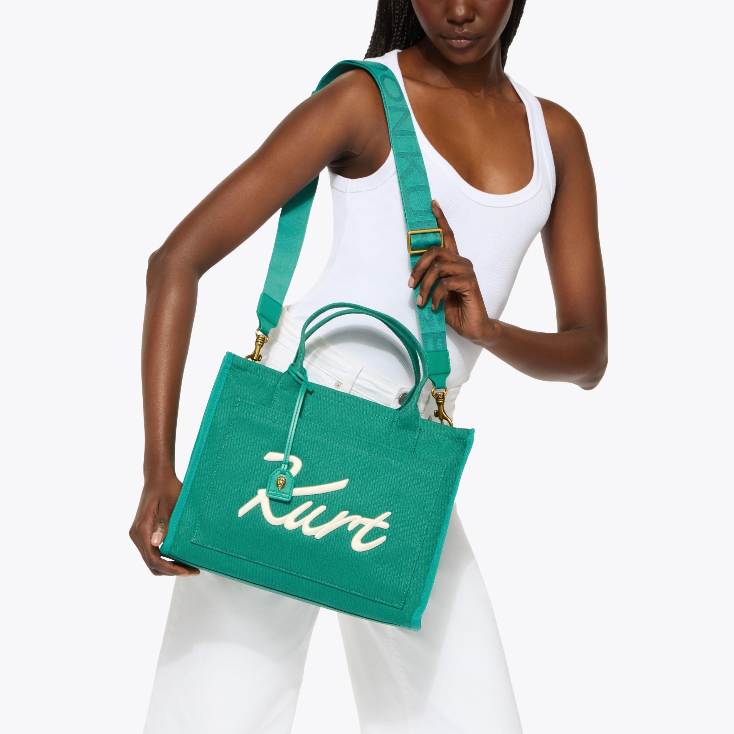 Kurt Geiger London Kurt's Cabana Kurt Tote Bag - Green - view 2