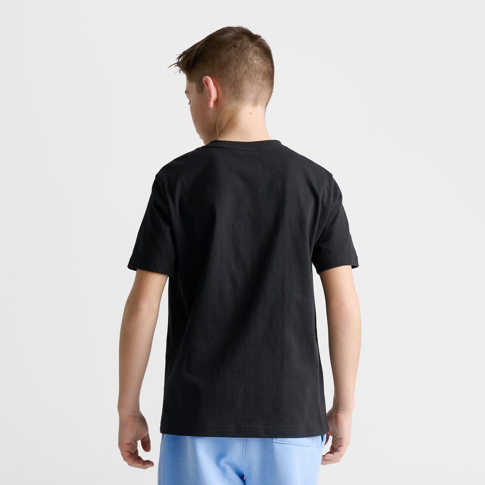 Big Kids' Jordan Infrared Retro Tickets Graphic T-Shirt - Black - view 4