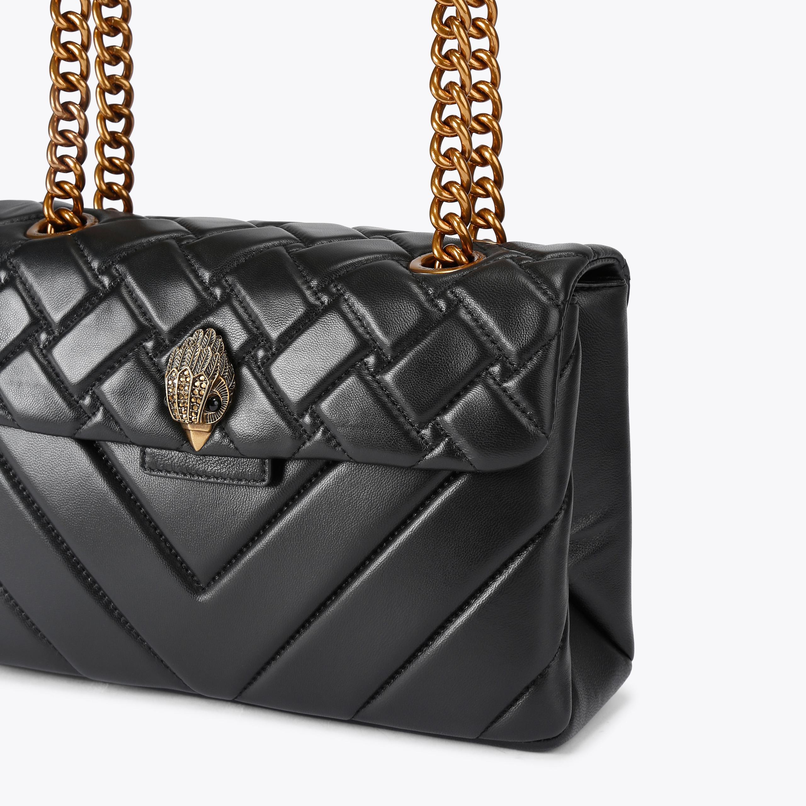 Kurt Geiger London Leather Kensington Bag - Black - view 6