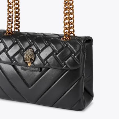 Kurt Geiger London Leather Kensington Bag - Black - view 6