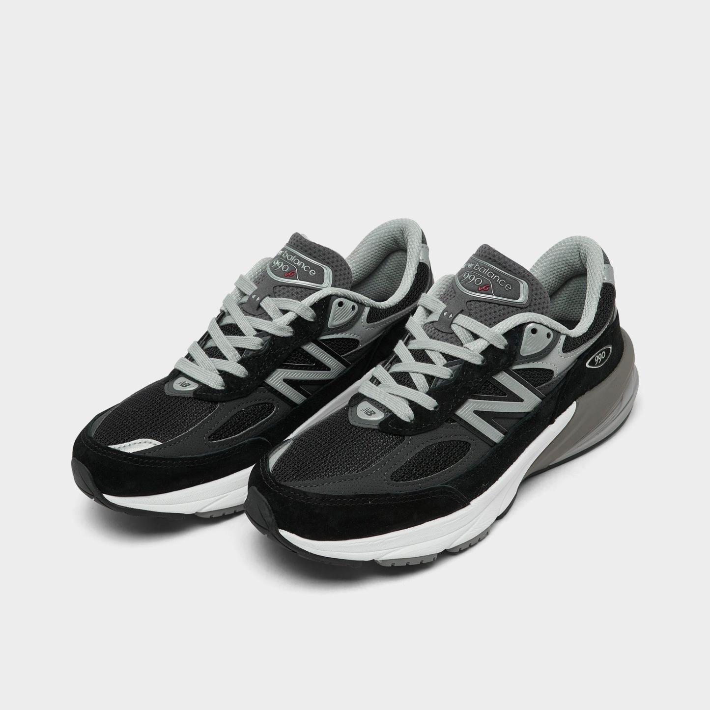 Women's New Balance Made in USA 990v6 Running Shoes - Black/Black - view 2