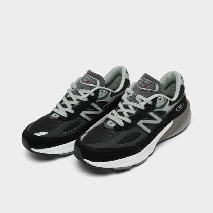 Women's New Balance Made in USA 990v6 Running Shoes - Black/Black - view 2