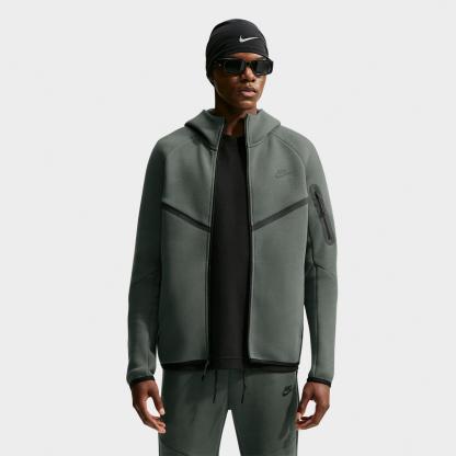 Men's Nithtke Tech Fleece Windrunner Full-Zip Hoodie - Part 1 - Camo Green/Black